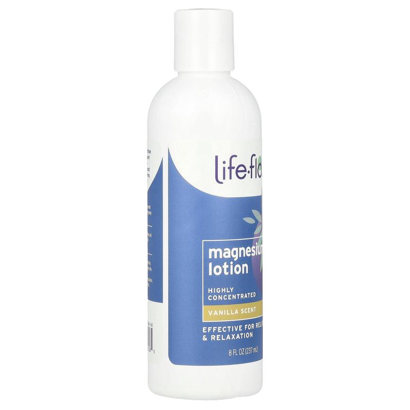 Life-flo Magnesium Lotion, Vanilla, 8 fl oz (237 ml)
