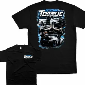 Project Torque Blue Print King Cobra 2.0 T-Shirt for Men & Women, Unisex Graphic Streetwear Tee, Racing Enthusiast Casual Short Sleeve Top, Vintage Car Culture Apparel, Automotive Graphic Shirt