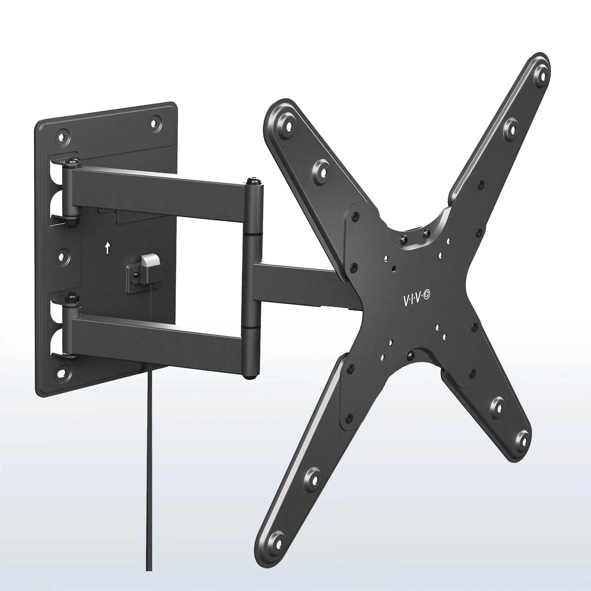 Metal Wall Mount TV Mount Bracket with Articulating Arm - Locking Design for 23”-55” Screens