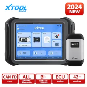 XTOOL D9S Automotive Diagnostic Tool, Topology Map, Bidirectional Control, ECU Coding, Full Diagnostics 42+ Resets,  Active Tests DOIP/CAN FD, 3 Years Update Car Scanner, Springtok OBD2