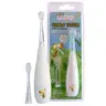 Tickle Tooth Sonic Children's Toothbrush Set - Cordless Battery-Powered 0-6yrs Baby Kit, Cute Handle, Extra Soft Bristles, 30 Sec Pulse Reminder, BPA-Free, PVC-Free, LED Lights, Auto-Shut Off, Replacement Head, AAA Battery Included