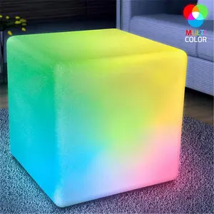 Blinkee  Huge LED Cube Light Chair Stool Table Furniture