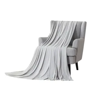 Silky Soft Cooling Blanket Ultra Lightweight Breathable Summer Cover Single Layer for Bed Sofa Couch Indoor Outdoor Use