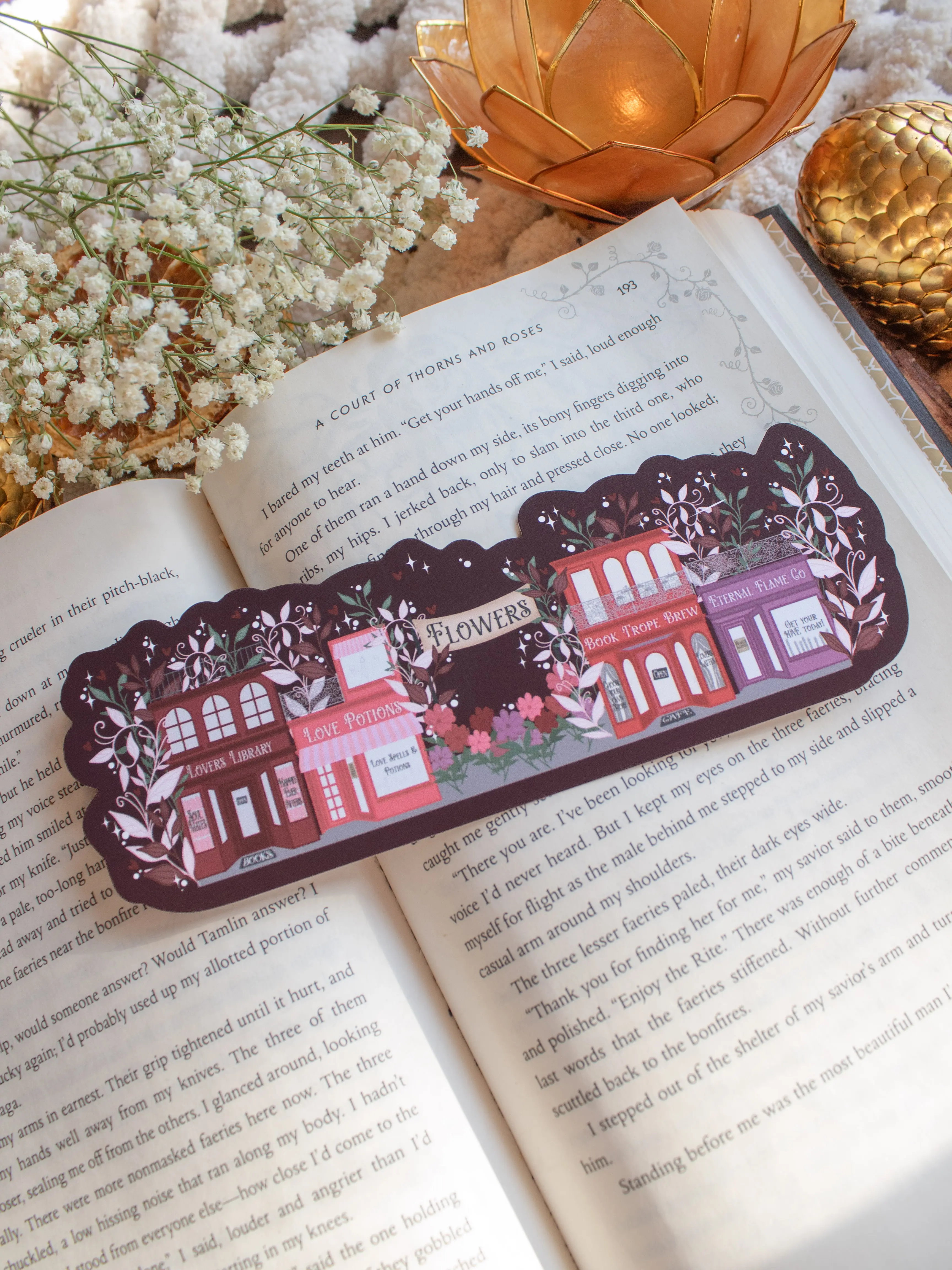 Valentines Day Bookmarks | Lover's Lane Valentines Day Village | Romance Reader Bookshelf | Sucker For Smut Luxurious Texture Soft Touch