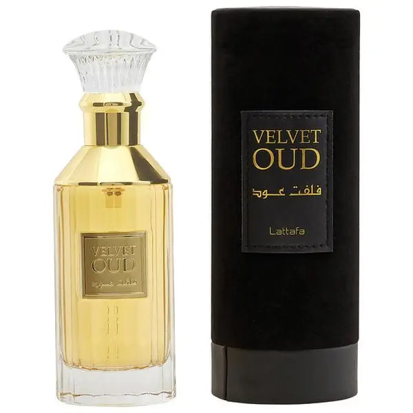 Lattafa Velvet Oud Unisex EDP Perfume Fragrance - 3.4 oz Single Item with Smooth Spray