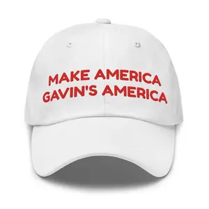 Make America GAVIN'S America 100% Cotton Twill Baseball Cap