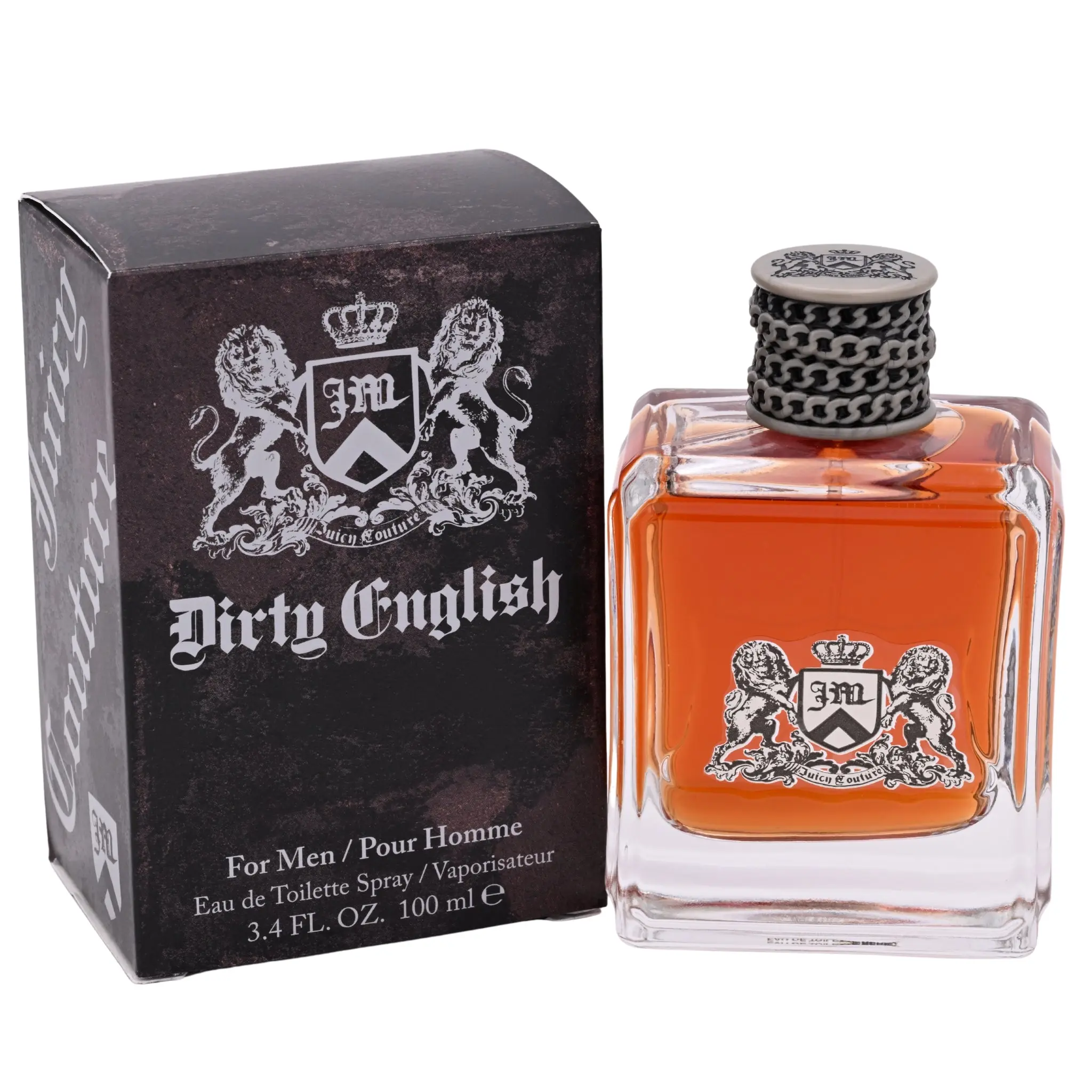 Juicy Couture Dirty English Men's EDP Fragrance - 3.4 fl oz Spray-On Boxed Men's Cologne, New in Retail Box (New Packaging), Boxed Men's Fragrance, Spray-On Men's Fragrance