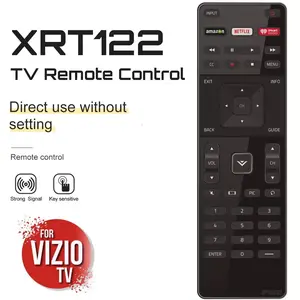 XRT122 Remote Control for VIZIO E-Series D-Series LED HDTV Smart TV - Remote Control for All Features