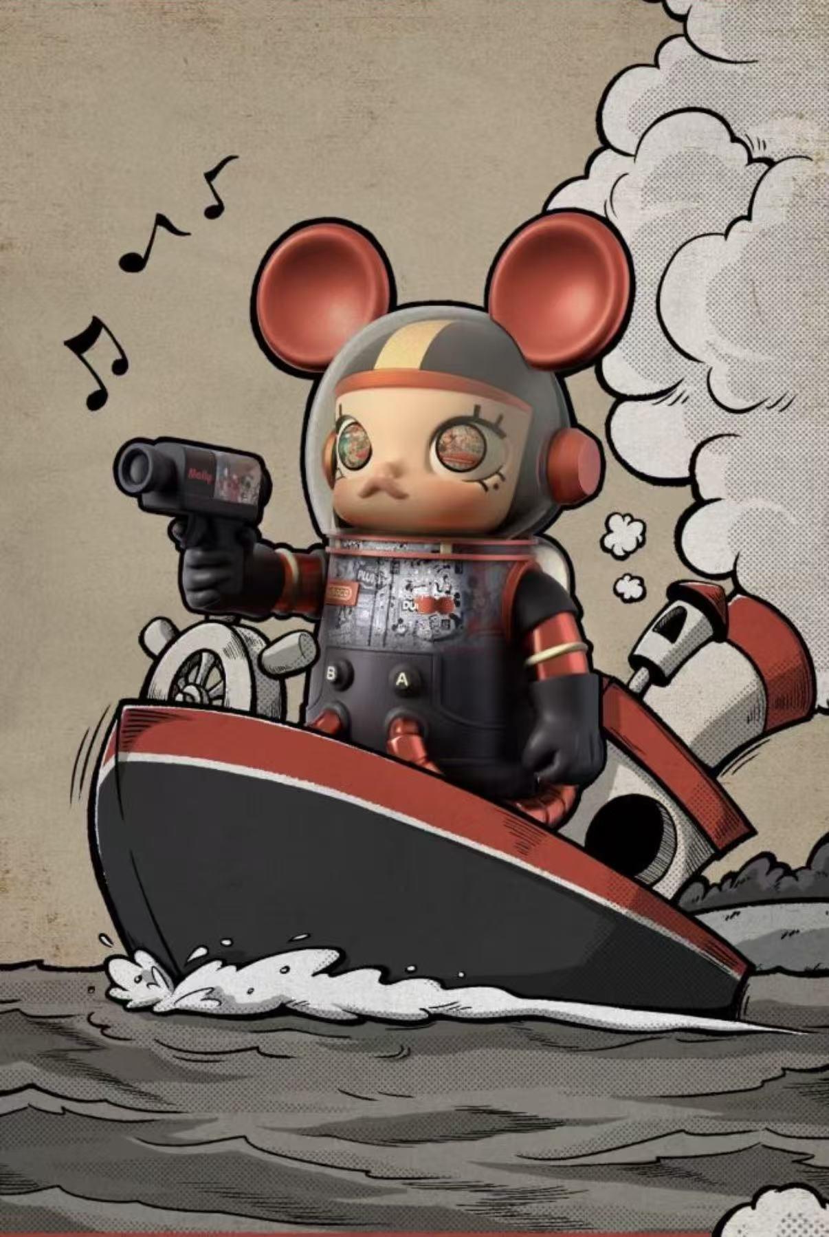 (Azi DH000)MEGA SPACE MOLLY 400% Disney 100th Anniversary