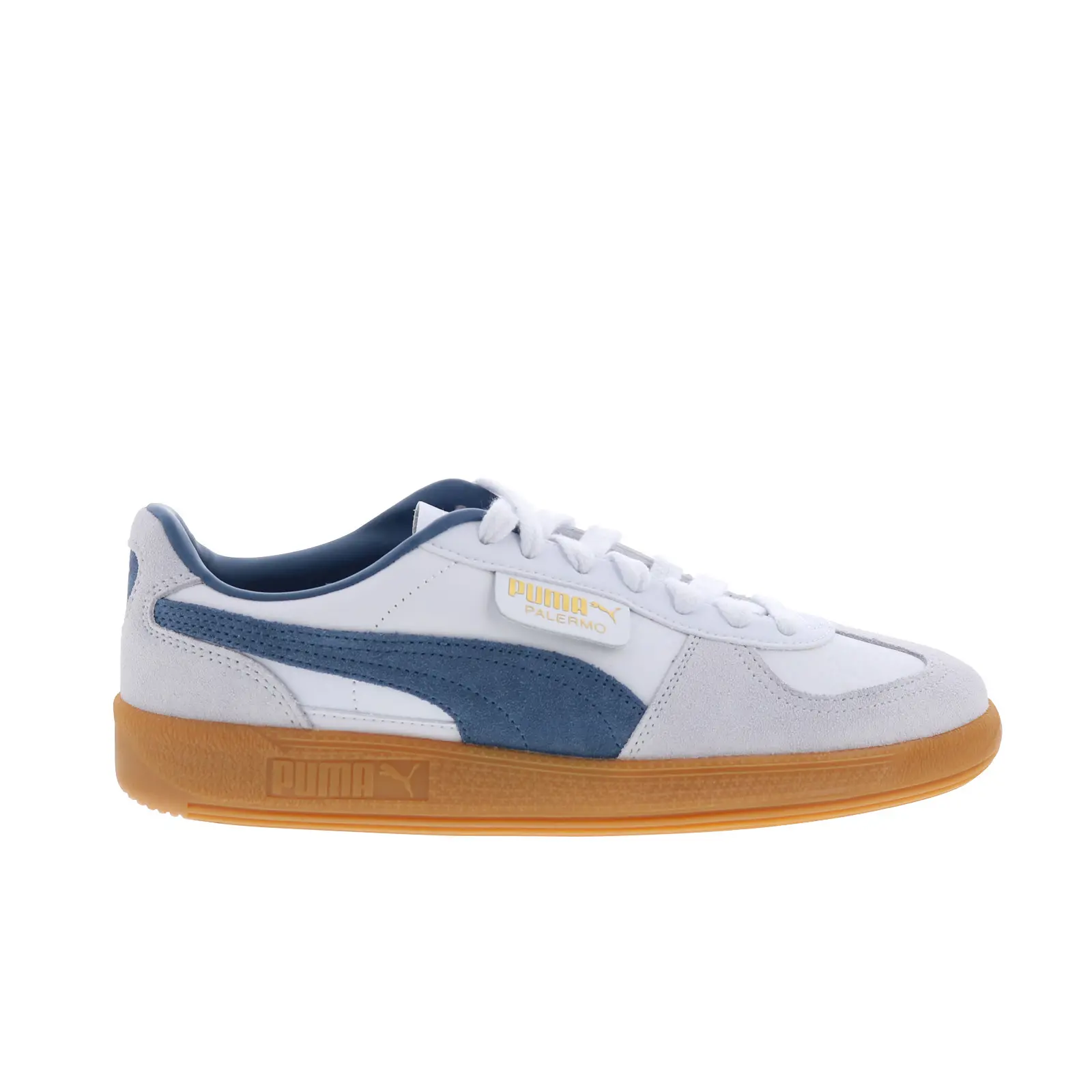 Puma Palermo Leather 39646424 Mens White Leather Lifestyle Sneakers Shoes