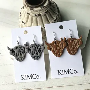 Highland Cow Earrings