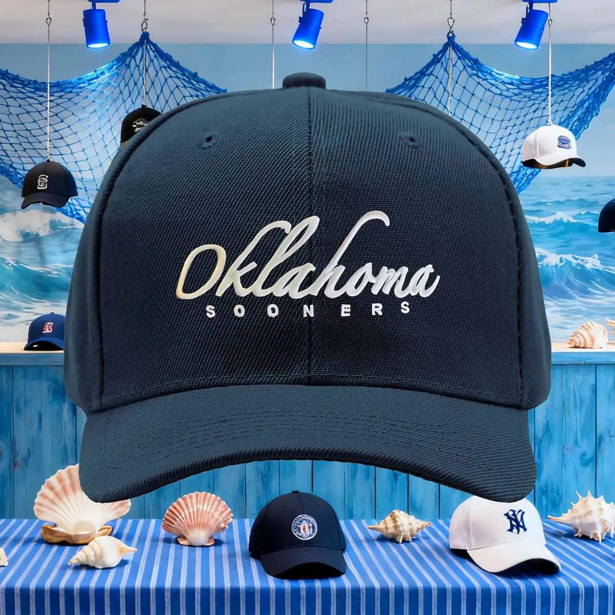 Oklahoma Sooners Hat Cap Top Of The World Womens  Football baseball cap hat Retro Fun Truck Driver Baseball Hat
