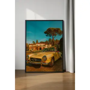 [SALE UP TO 40%] [Unframed] Old Money Poster, Old Money Digital Print, Old Money Car Art, Digital Download, Trendy Poster, Popular Print, Old Money Art