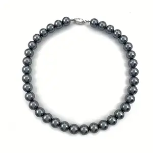 Tahitian Black Pearl Necklace 10mm Diameter 45cm Length Timeless Elegance Gift for Weddings Holidays or Birthdays