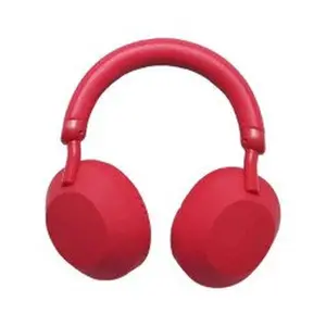 Kik_Foldable Design Bluetooth Wireless Headphones with Plush Earcups, Built-In Mic, & Noise Reduction WHXM5 for Universal Cell Phone And Bluetooth Device (Red)