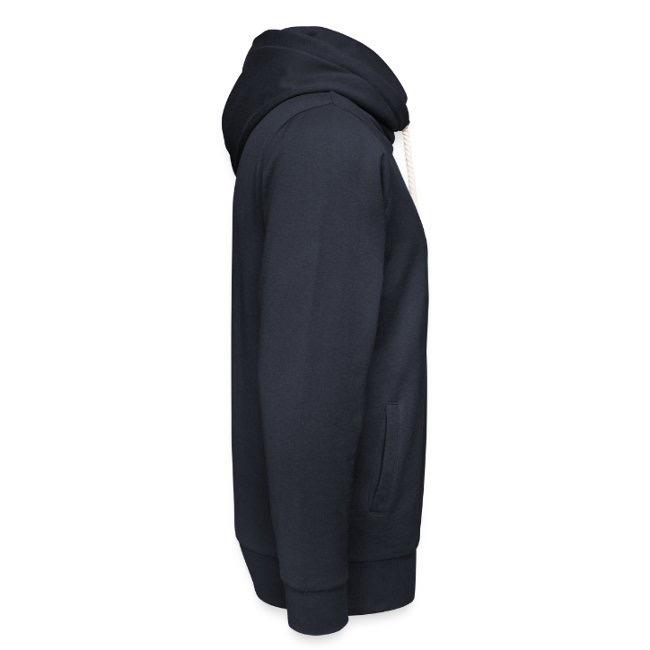 Code Without A Face Shawl Collar Hoodie - Black Pullover with Unique Graphic Design