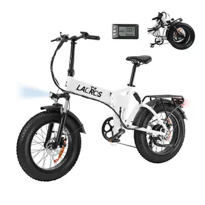 Foldable All-Terrain E-Bike with Peak 1500W Motor | Lightweight Aluminum Frame, Max Speed 28MPH, 40–70 Miles Range, Removable 48V Battery, Dual Suspension & Fat Tires for Off-Road & Urban Riding, Compact to Fit Car Trunk