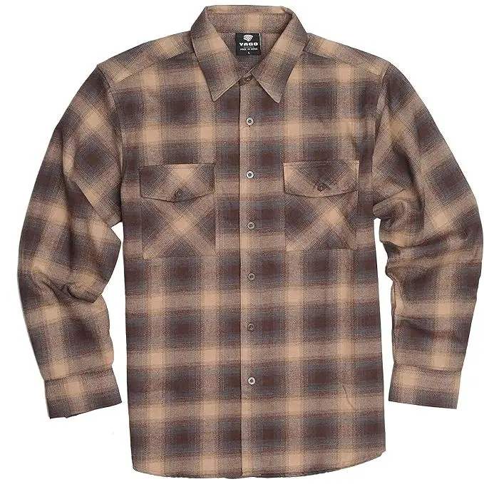 Yago Long Sleeve Flannel Shirt Yago Long Sleeve Flannel Shirt