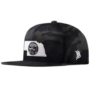 Nebraska Moonlight Essential Flat Snapback