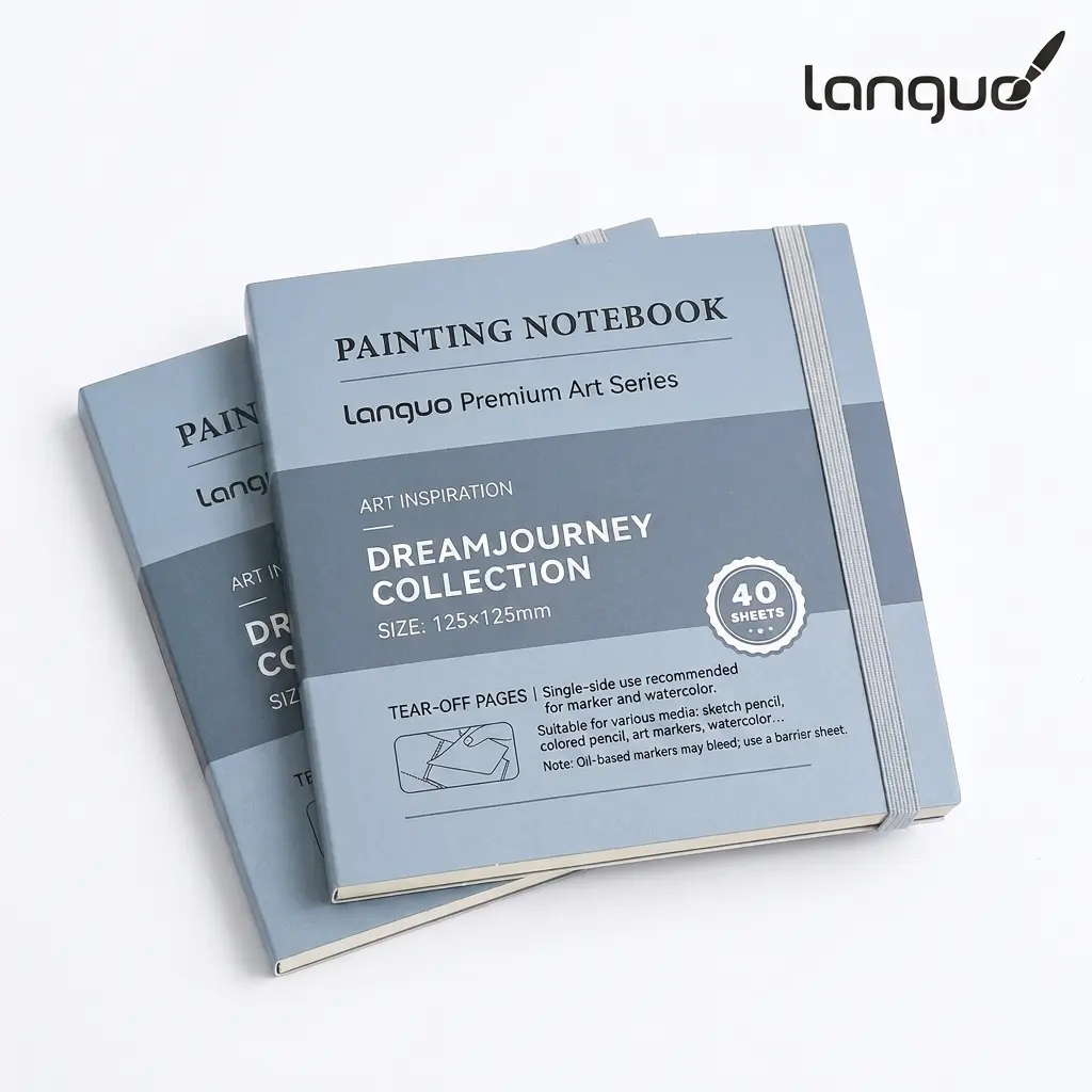 【Buy 1 Get 1 Free 】Languo Daydream Tearable Sketchbook Set, 2-Pack Premium Drawing Pads, Art Supplies Deal Premium Drawing Pad for Sketching & Doodling, Easy-Tear Art Book, Thick Paper Art Supplies for Adults & Beginners journal style notebook