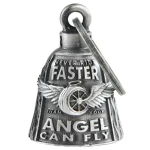 Motorcycle Guardian Angel Bells Gremlin Motorcycle Bell Bikers Bell Keychain With Hanger for Riders Women Men, Good Luck Riding Bell Spirit Bell Moto Accessories-HN530-6