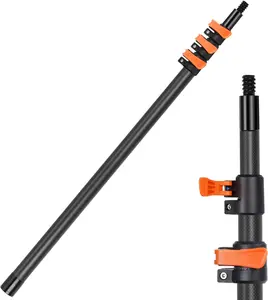 12FT Carbon Fiber Telescoping Pole - Lightweight Extendable Pole for Cleaning, Painting, Dusting, High Reach Tasks