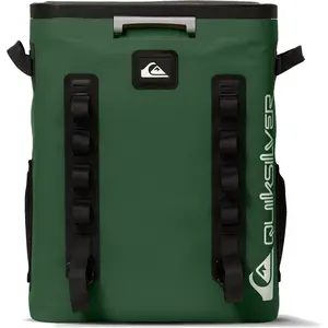Quiksilver Zipperless Backpack Cooler 30L, Holds 36 Cans, 48 Hour Insulation, Leakproof & Waterproof Design, Heavy Duty TPU, IPX7, Padded Straps, Kangaroo Pockets, Bottle Opener