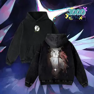 Limbus Company Heathcliff Graphic Hoodie, Project Moon Anime Game Sweatshirt, Dark Fantasy RPG Merch. Acid Wash Vintage Bootleg Inspired Shirt, 90s HipHop Throwback Tee, RAP Graphic Unisex Top, Streetwear Harajuku Pullover, Gift for Gamer, Custom Apparel