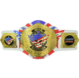 Curve United States Adult Championship Title Belt Replica - 6mm Leather Straps  - Fan Gift