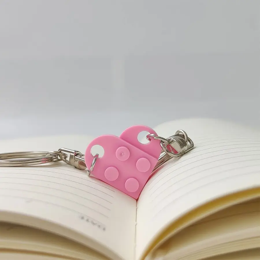 Friendship Gifts Best Friend Keychain Couples Keychain BFF Heart Key Ring Set Birthday Gifts