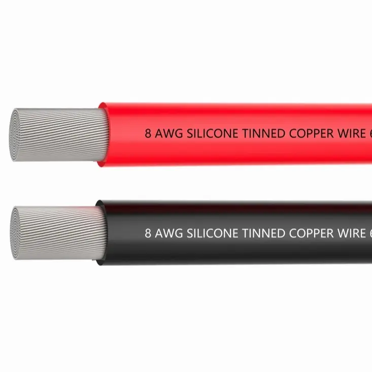 TUOFENG High-Performance 8 AWG Wire - [10 ft Black and 10 ft Red] 8 Gauge Copper Wire Built for Durability, Superior Electrical & Marine Applications