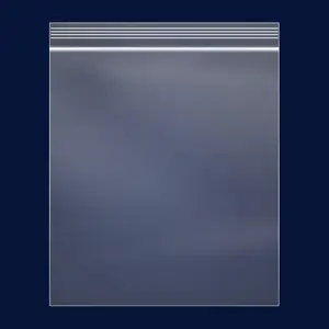- 200 Count - 13" x 15" Clear Reclosable Zip Plastic Poly Bags - 2 Gallon Zip Bags for Clothing, T-Shirts, Pants