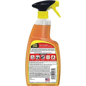 Weiman Pro-Power Goo & Adhesive Remover Spray (2180A) - Fruity, Fast-Working, 6 lbs, Hard Surface Safe Kitchen Cleaning Product Multi-Use Spray for Household Appliances