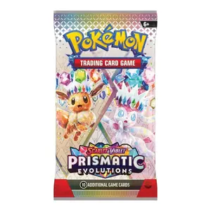 Pokémon TCG: Prismatic Evolutions  Booster Pack - Sealed Pack with Randomized Cards Including Rare Holo & Ultra Rare Cards for Collectors