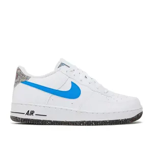 NIKE AIR FORCE 1 LOW LV8 GS  GRADE SCHOOL 'WHITE LIGHT PHOTO BLUE'