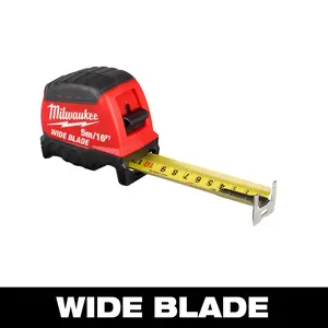 Milwaukee 48-22-1217 5m/16ft Wide Blade Tape Measure