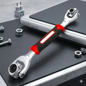 52-in-1 Ratchet Wrench Set with Non-Slip Grip & Swivel Head, CR-V Cold-Forged Sockets, Quick-Release Reverse Lever. Ideal for Auto Repair, Home Maintenance, Car Mechanics & DIY Toolkits.