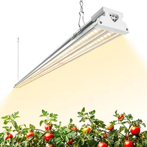 Barrina TX60 Grow Light 4FT, 60W, Full Spectrum with 660nm Red LEDs, High PPFD, Linkable, 1 Pack