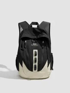 Fashionable Colorblock Backpack, Lightweight Casual Backpack, Stylish Daypack, Versatile Backpack for Outdoor Travel, Suitable for Work, Commuting, Students, and School