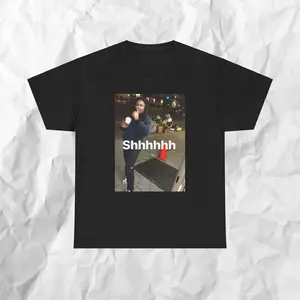 LUCKI "Shhhhhh" Graphic T-Shirt, Meme Shirt, Funny Shirt, Rapper T-Shirt