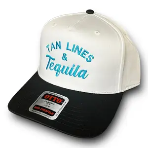 Tan lines and tequila SnapBack embroidered trucker hat