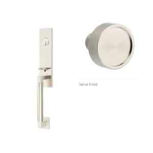 Emtek 4205VR Dummy , Hercules Smooth , Monolithic Tubular Entry Set , Verve Knob