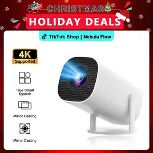 Nebula Flow Christmas Gift Projector, Audio Projector, Suitable for Bedroom Cinema and Outdoor Use, 2026 Model Android Wired