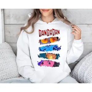 Manga Anime Dandadan T Shirt Sweatshirt Hoodie, Dandadan Character Shirt, Gift For Anime Lover, Unisex Sweater Pullover Tee