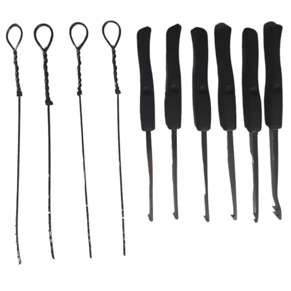 10 piece Broken Key Puller Tool Kit Removing and Removing Broken Keys Broken Key Extractor for Repair and Maintenance