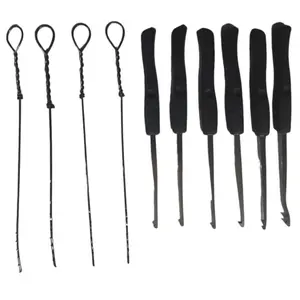 10 piece Broken Key Puller Tool Kit Removing and Removing Broken Keys Broken Key Extractor for Repair and Maintenance