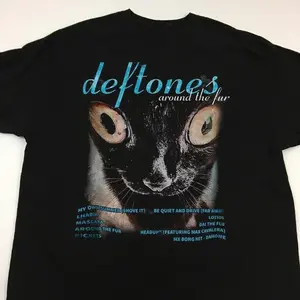 Deftones Around The Fur Cat Deftones Shirt 90S Gift Funny tee