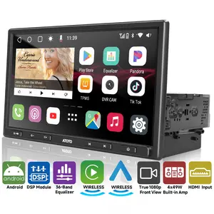 carplay screen [10 inch/QLED] ATOTO S8 Pro S8G2104PR-N Double-DIN Android Car Stereo Receiver,Wireless CarPlay & Android Auto,Dual BT w/aptX HD,Split Screen Display,USB Tethering, VSV&LRV, Built-in 4G Cellular Modem car play