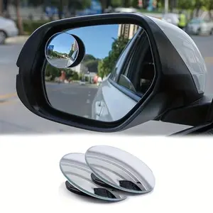 Car Blind Spot Mirror, Car Side Mirror, 360 Degree Rotating Car Wide Angle Blind Spot Mirror, Universal Car Exterior Accessories