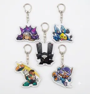 Game Acrylic Keychain Overwatch Cute Cartoon Character Pendant, Suitable for Bags and Keys,cosplay gifts Perfect Gift Fan